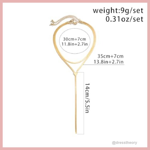 Statement Snake Chain Choker Necklace Adjustable 17 Inches Alloy Steel - Picture 3 of 8